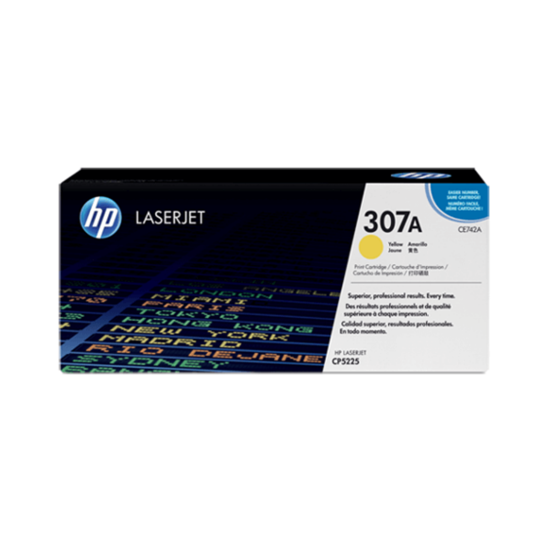 Hp 307A-CE742A Sarı Orjinal Toner