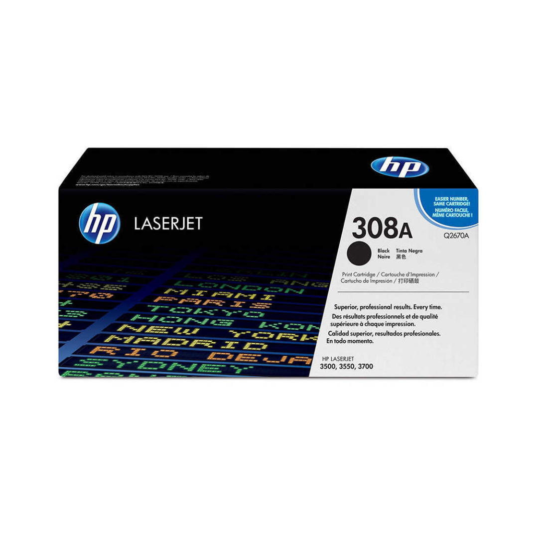 Hp 308A-Q2670A Siyah Orjinal Toner