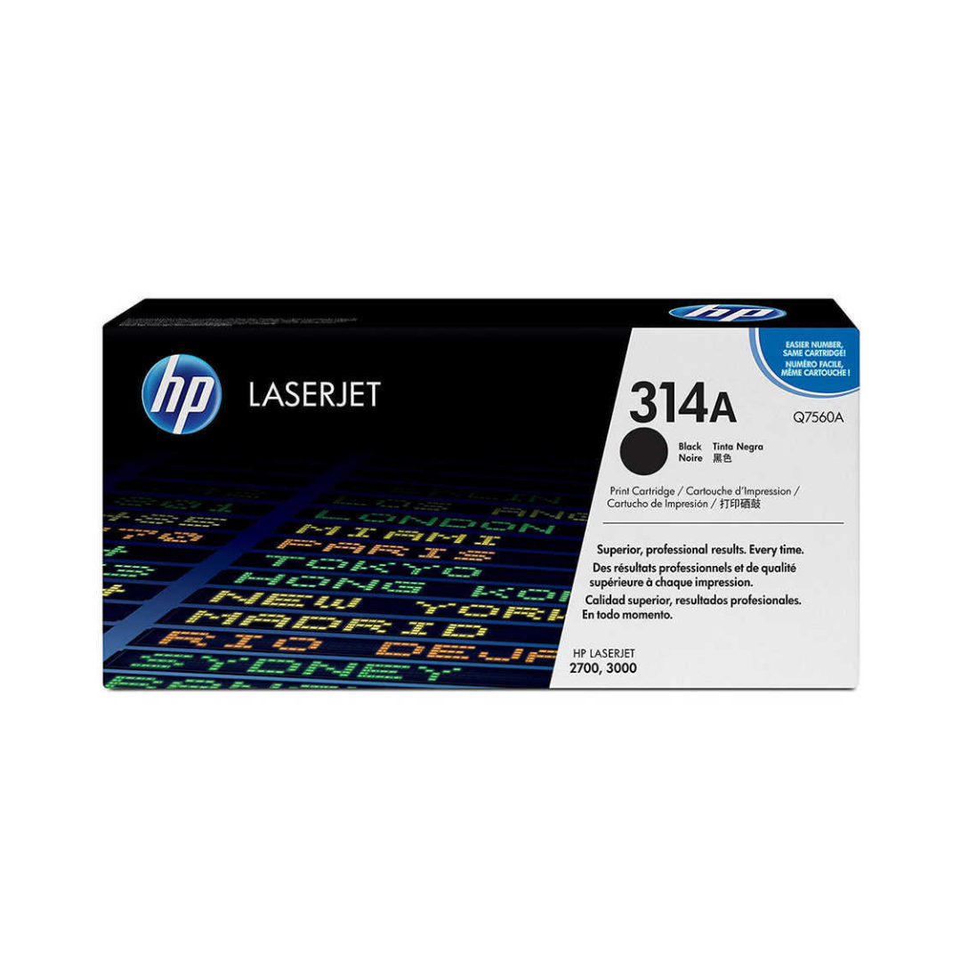 Hp 314A-Q7560A Siyah Orjinal Toner