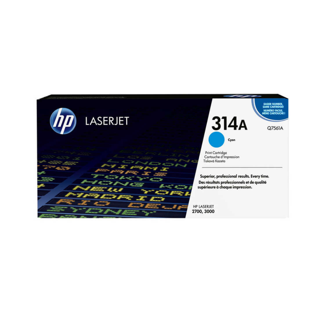 Hp 314A-Q7561A Mavi Orjinal Toner