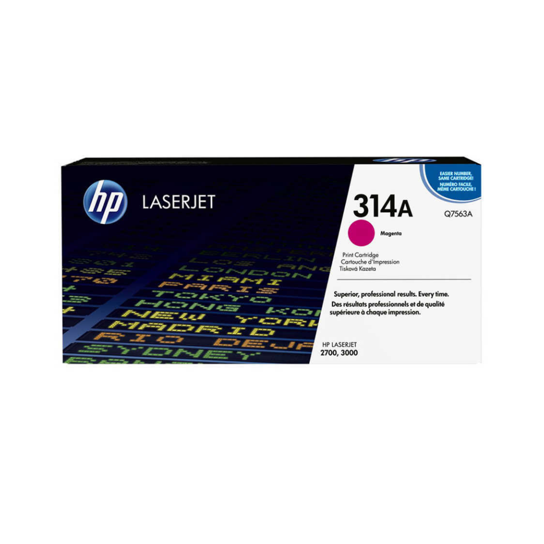 Hp 314A-Q7563A Kırmızı Orjinal Toner