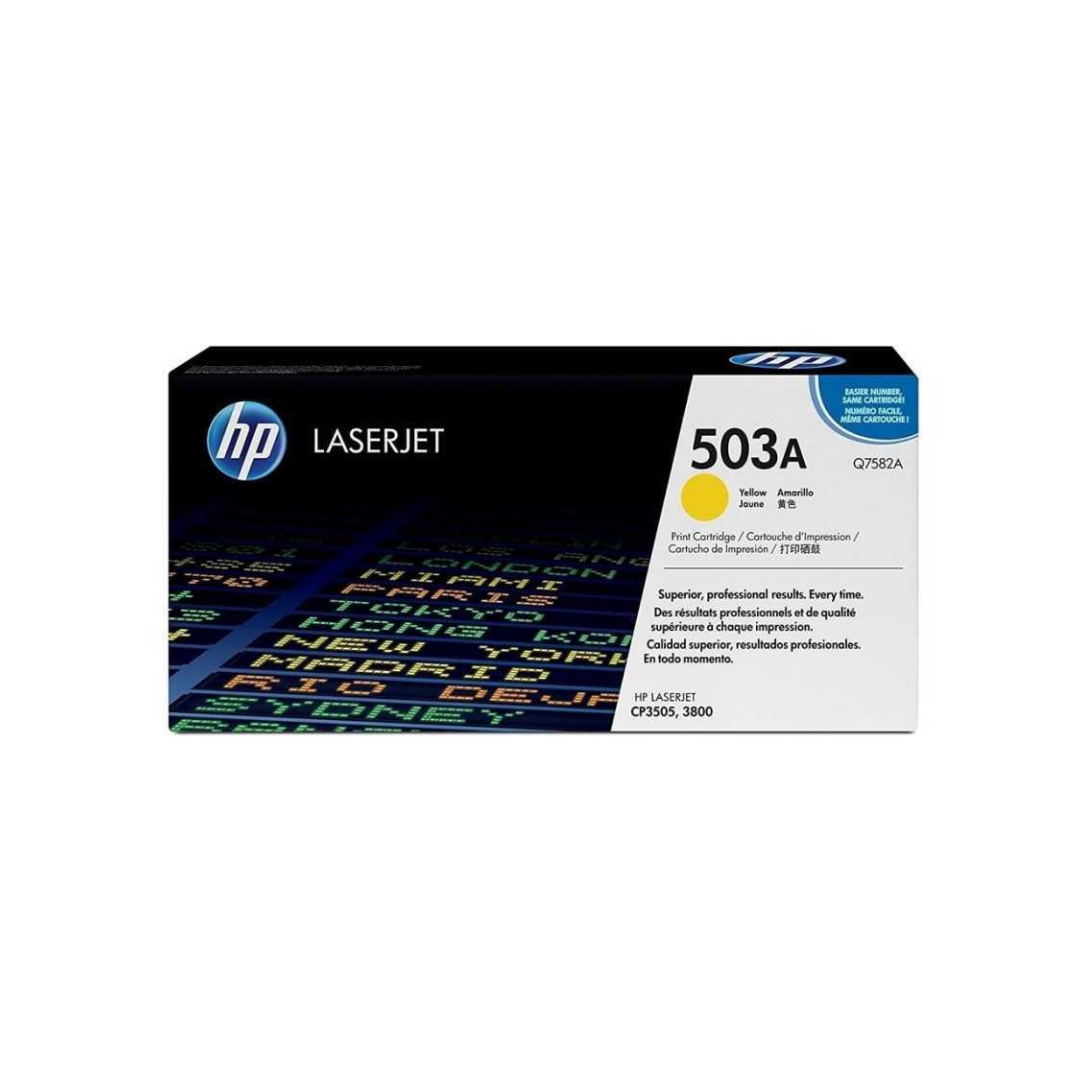 Hp 503A-Q7582A Sarı Orjinal Toner