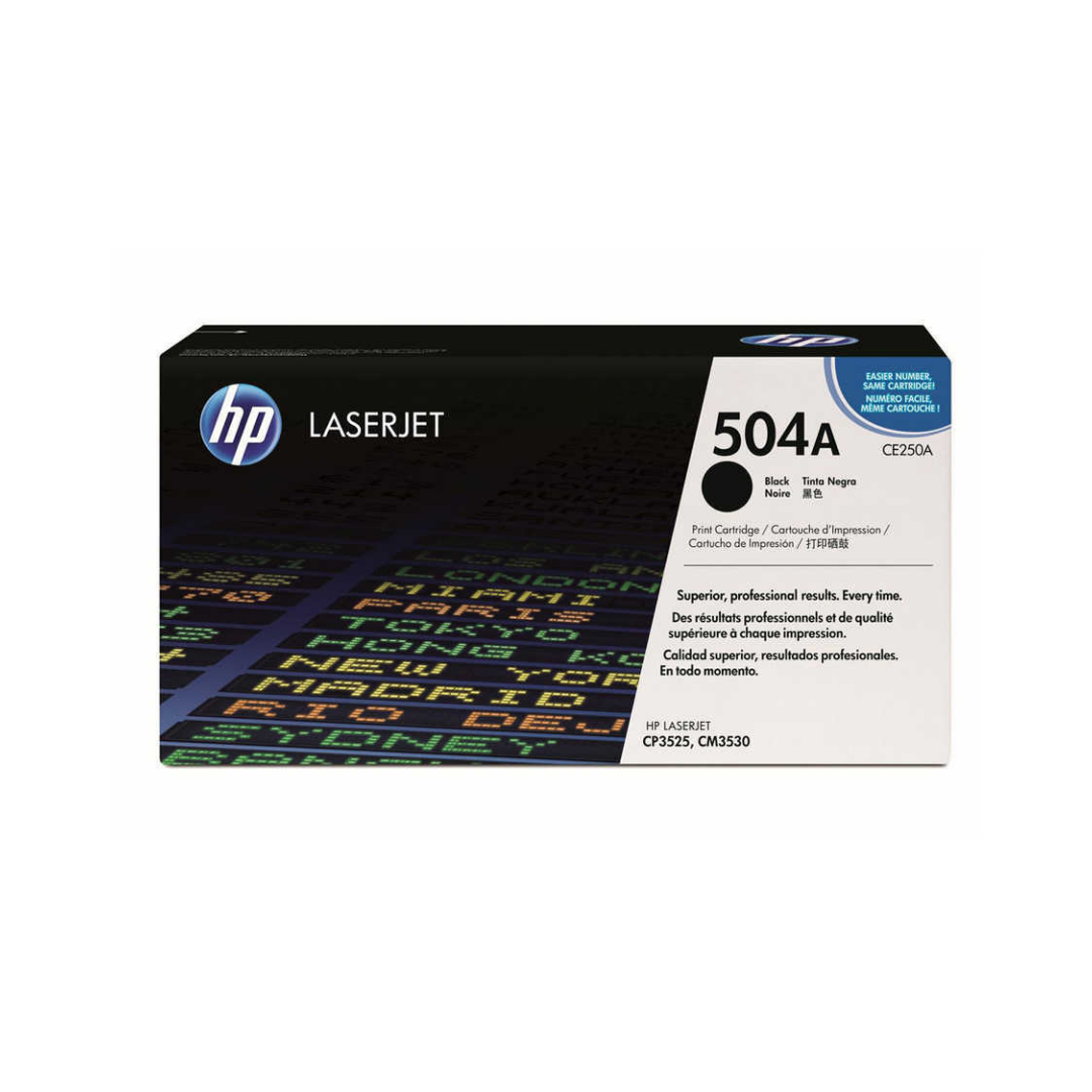 Hp 504A-CE250A Orjinal Siyah Toner