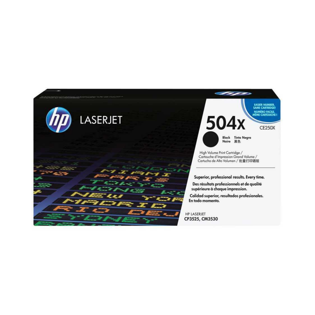 Hp 504X-CE250X Orjinal Siyah Toner