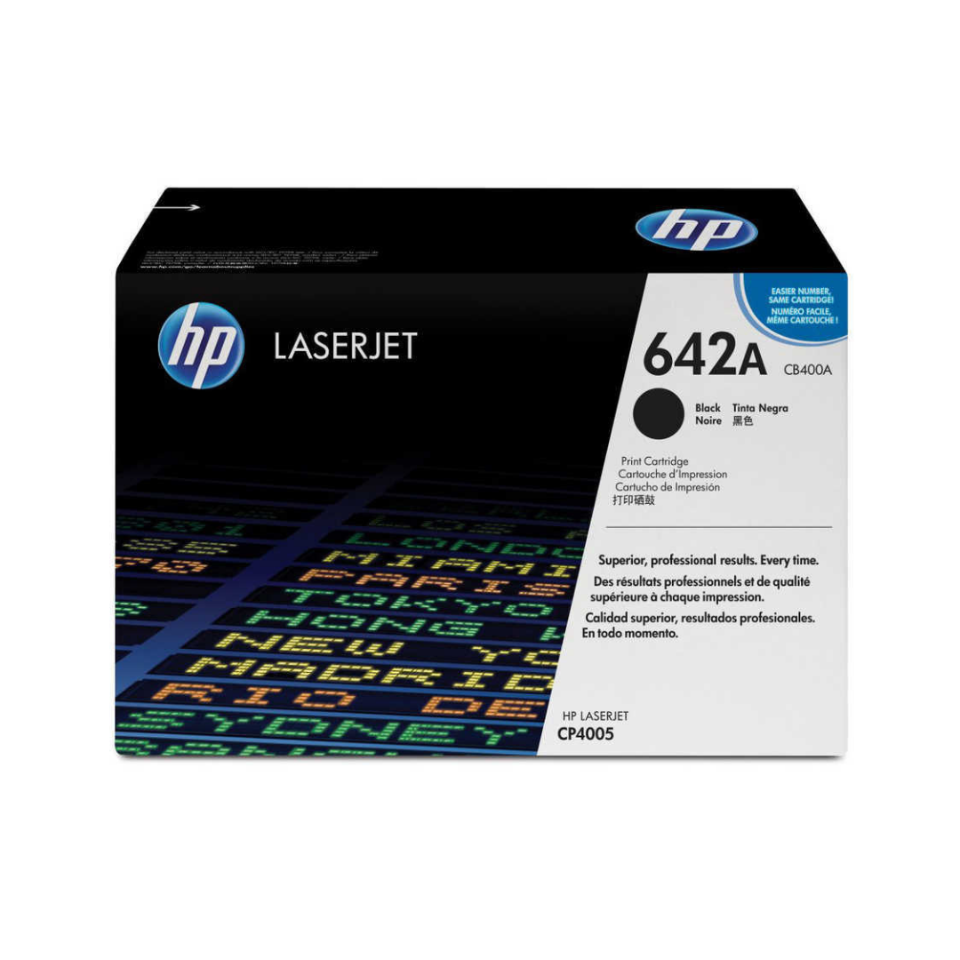 Hp 642A-CB400A Siyah Orjinal Toner