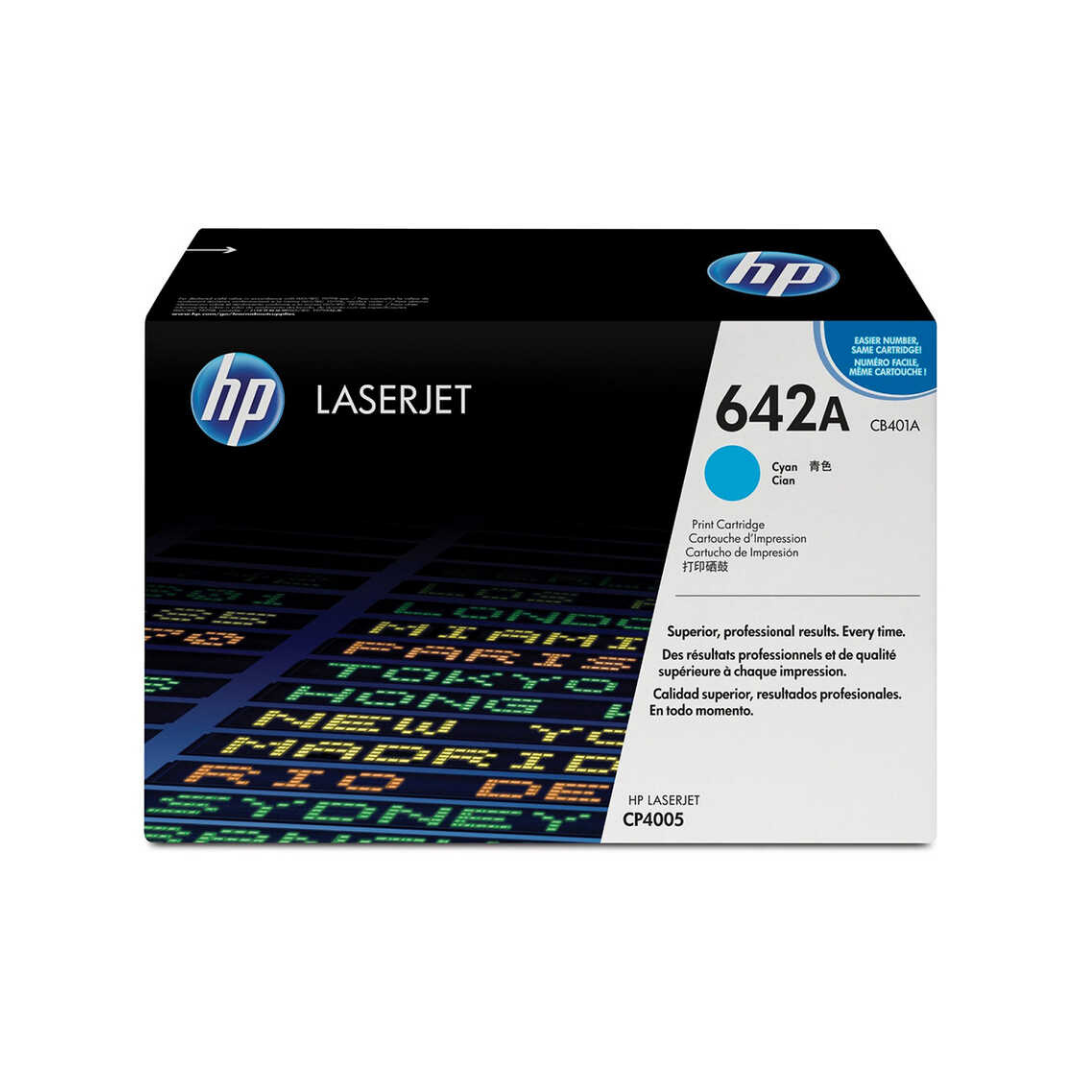 Hp 642A-CB401A Mavi Orjinal Toner