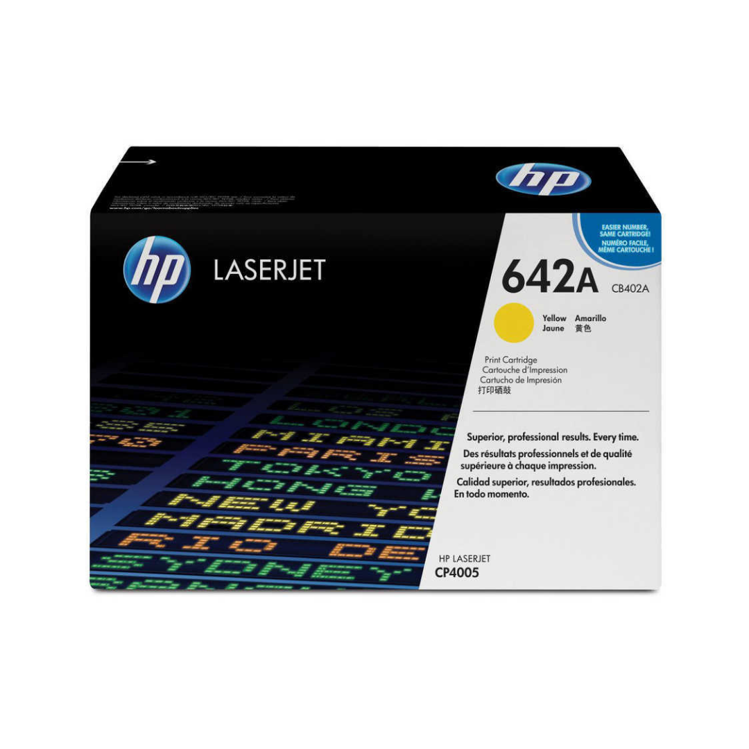 Hp 642A-CB402A Sarı Orjinal Toner