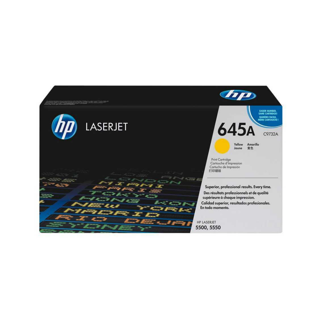 Hp 645A-C9732A Orjinal Sarı Toner