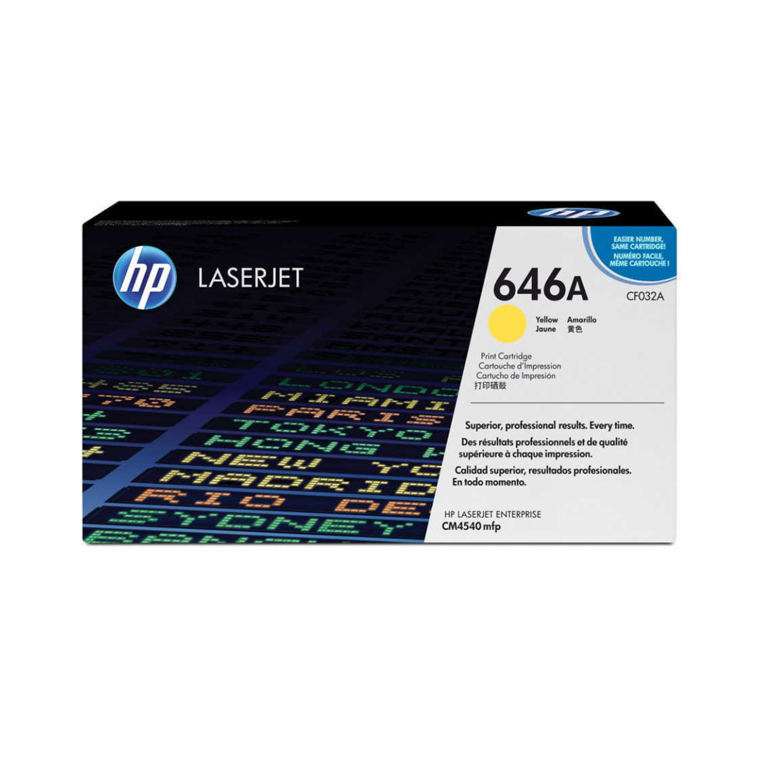 Hp 646A-CF032A Sarı Orjinal Toner