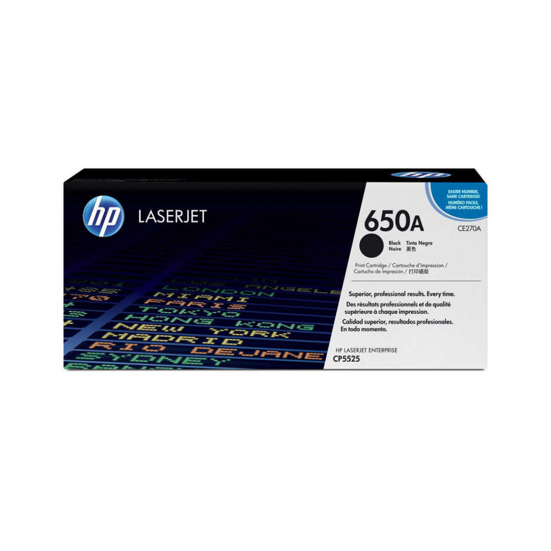 Hp 650A-CE270A Orjinal Siyah Toner