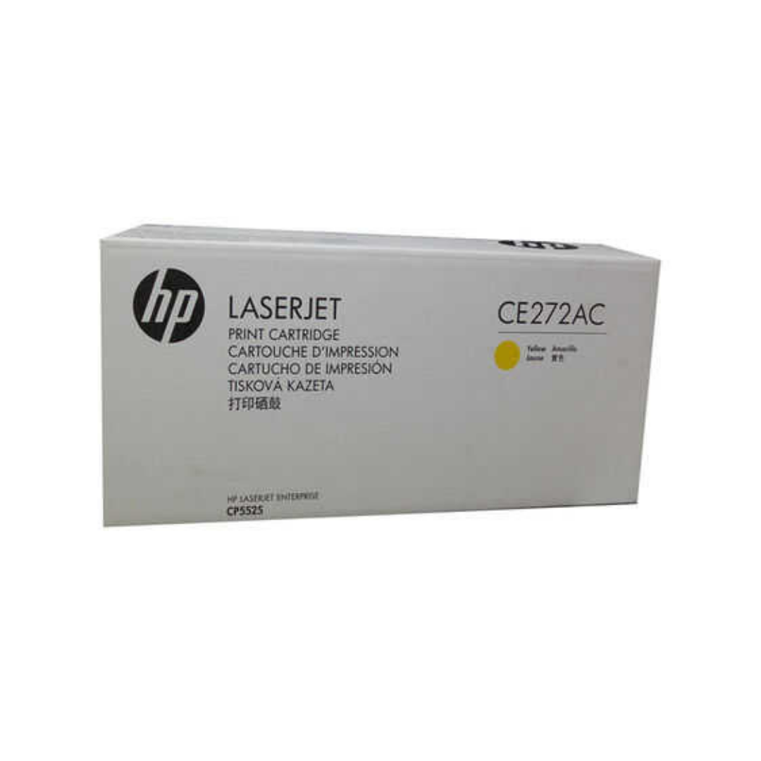 Hp 650A-CE272AC Sarı Orjinal Toner