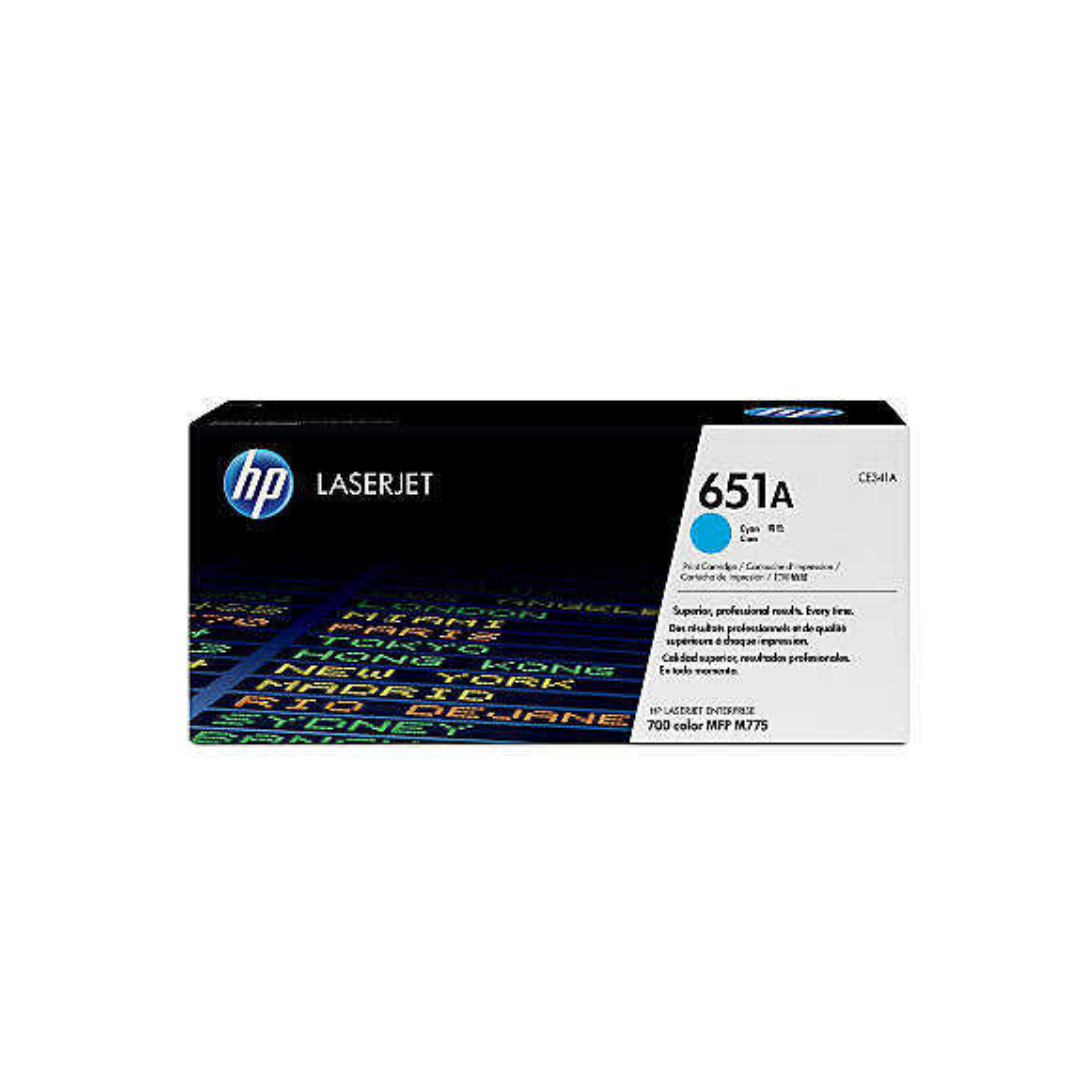 Hp 651A-CE341A Mavi Orjinal Toner