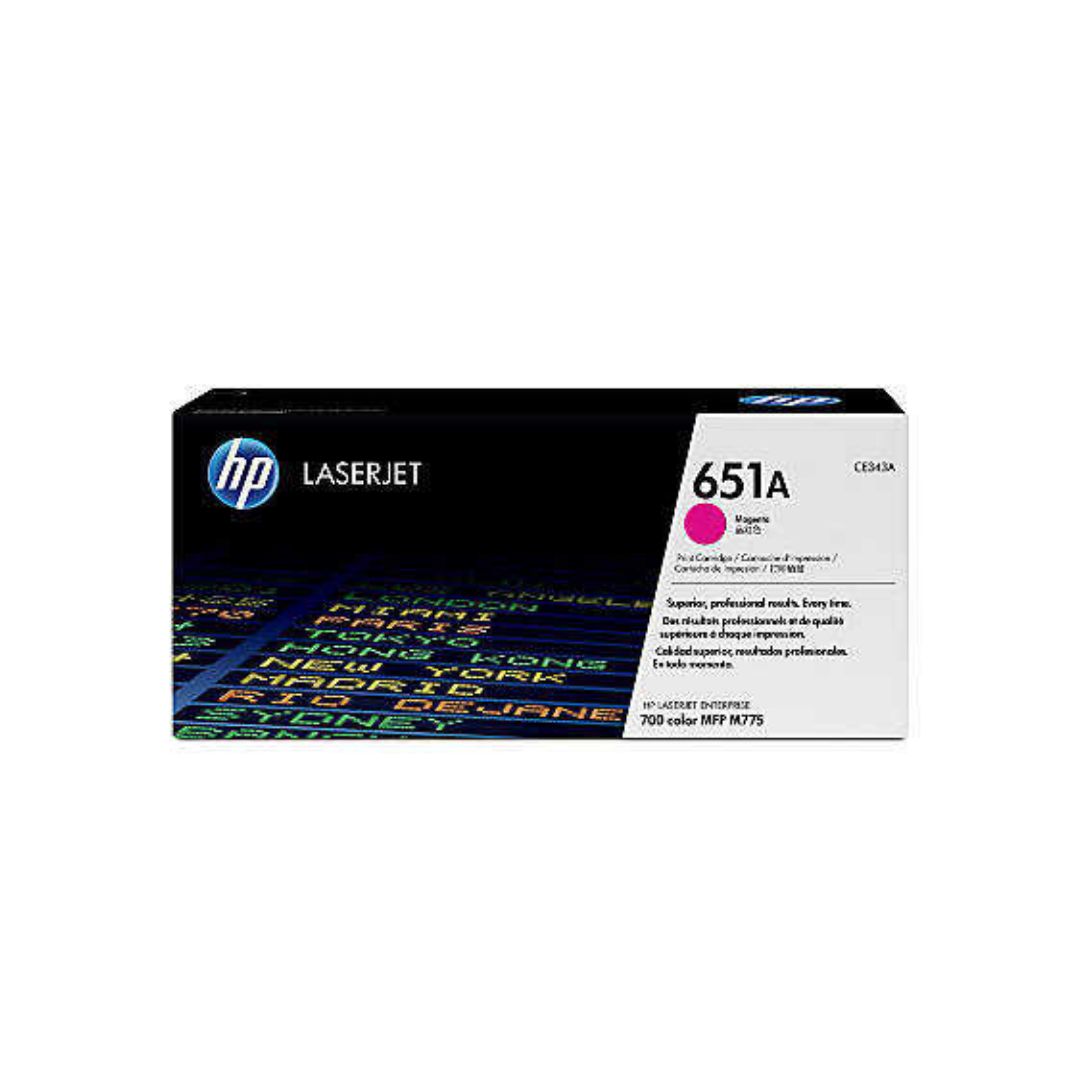 Hp 651A-CE343A Kırmızı Orjinal Toner