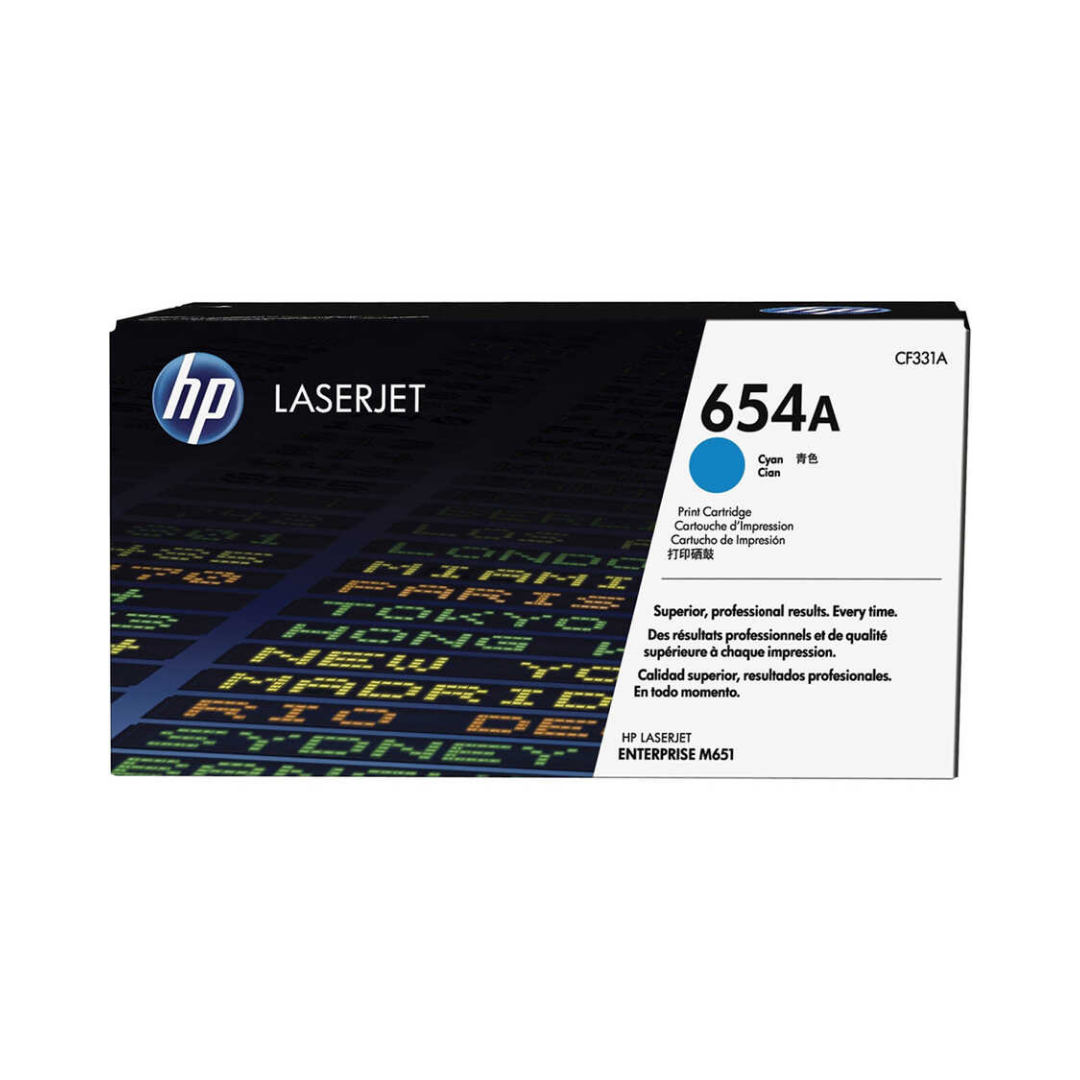 Hp 654A-CF331A Orjinal Mavi Toner