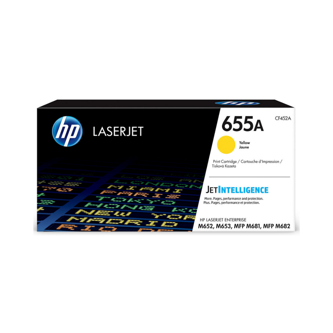 Hp 655A-CF452A Sarı Orjinal Toner