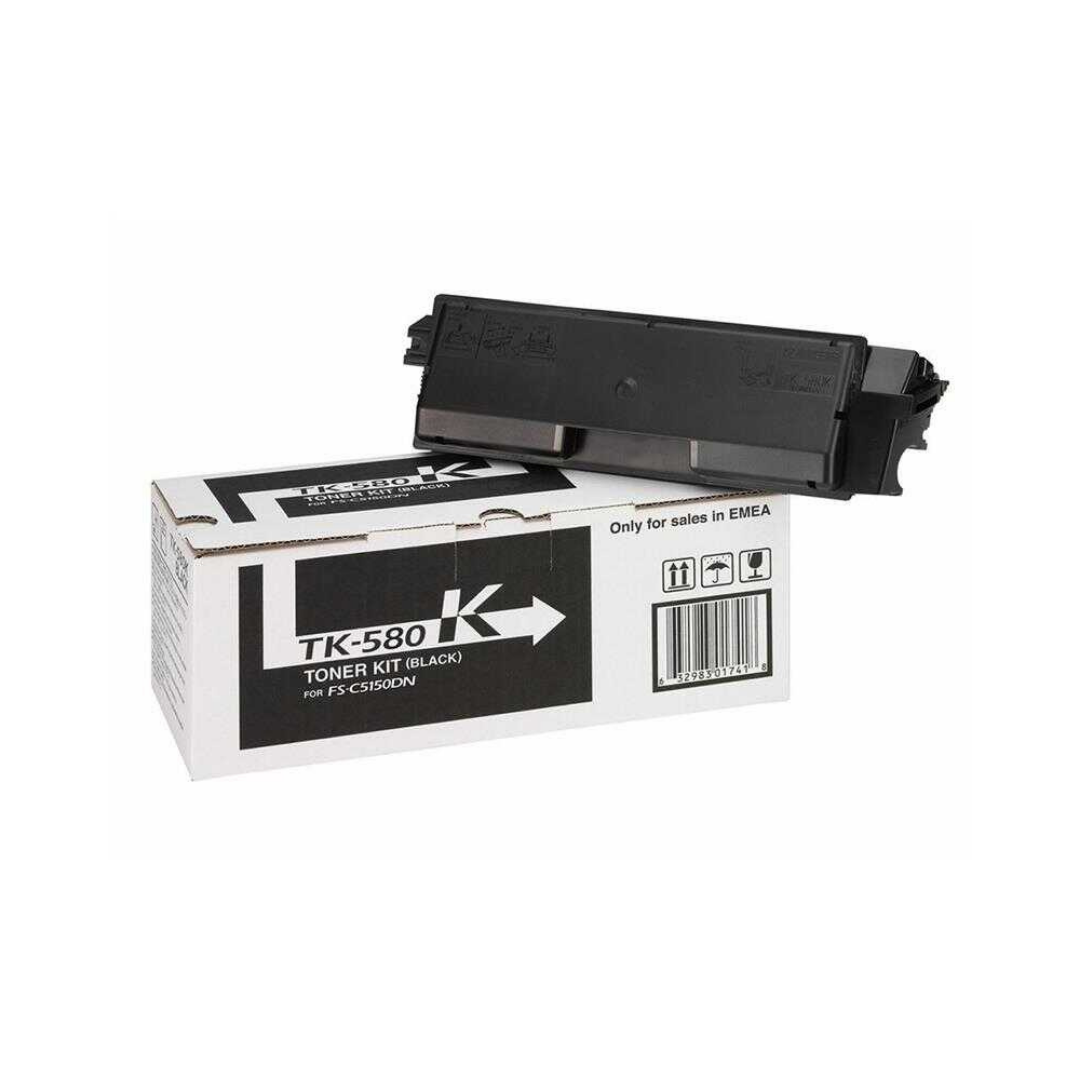 Kyocera TK-580/1T02KT0NL0 Siyah Orjinal Toner