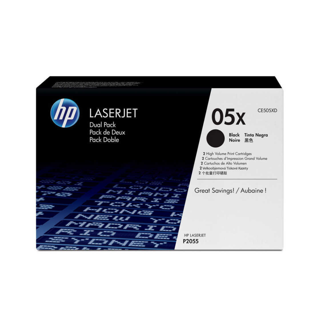 Hp 05X-CE505XD Orjinal Toner Yüksek Kapasiteli İkili Paket