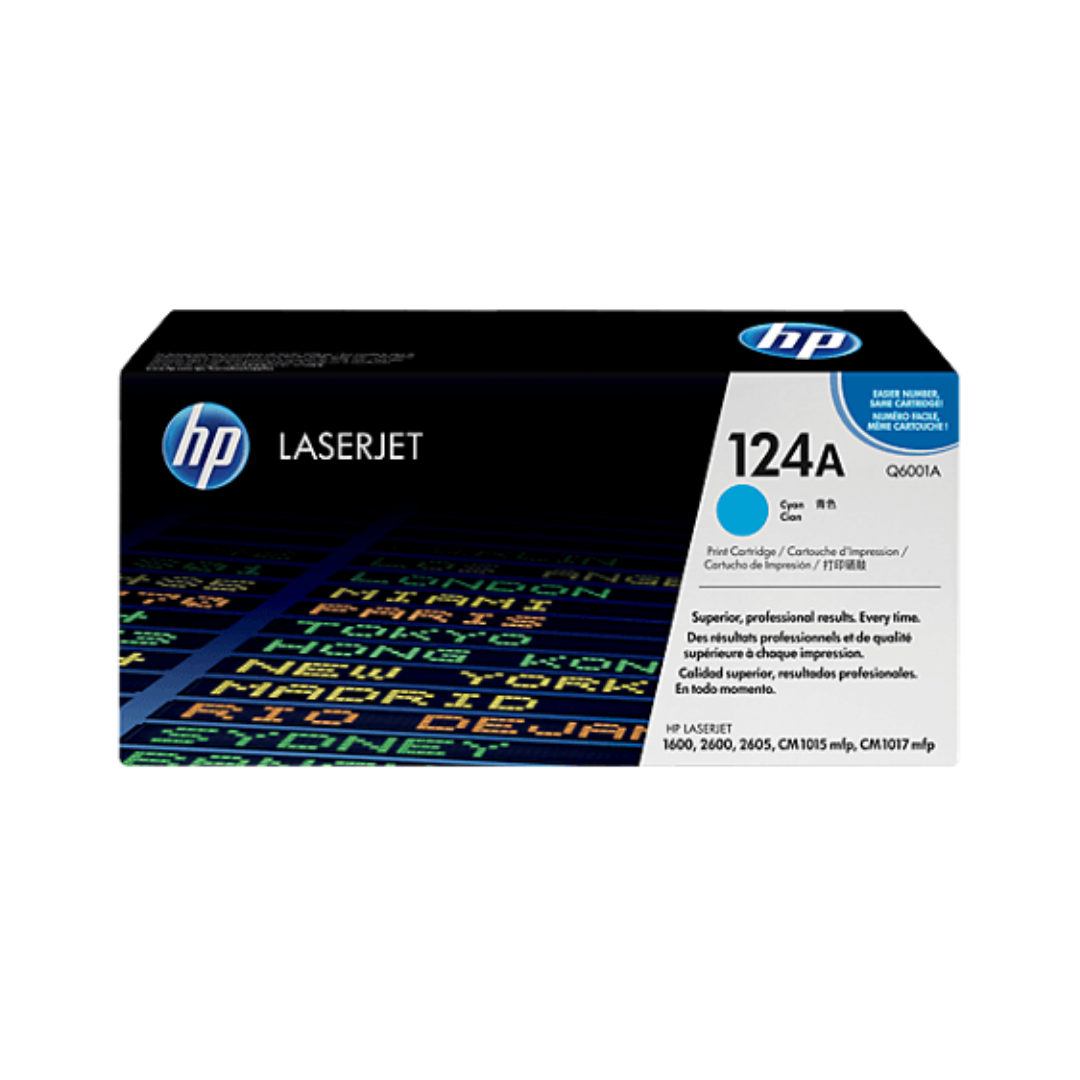 Hp 124A -Q6001A Mavi Orjinal Toner