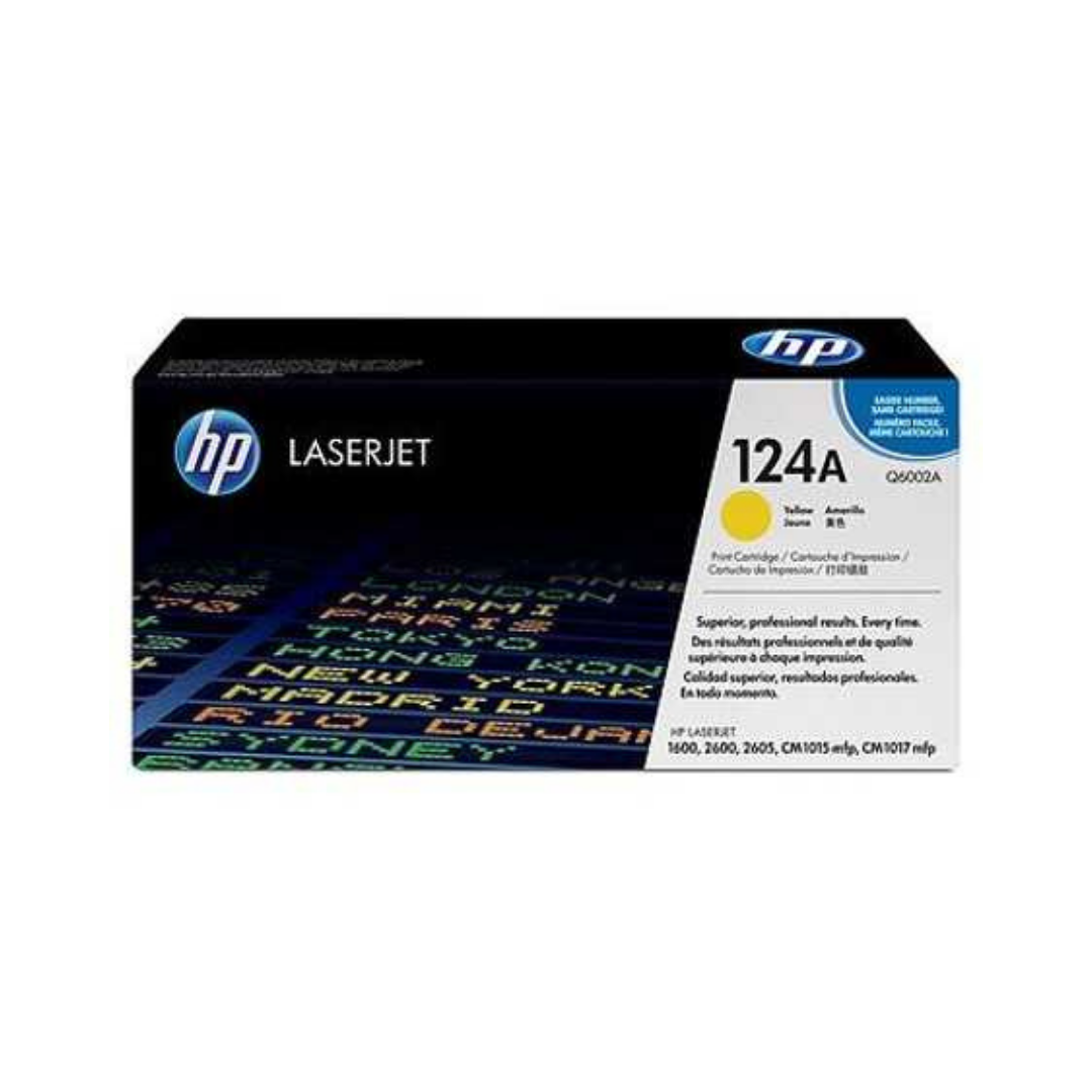 Hp 124A -Q6002A Sarı Orjinal Toner